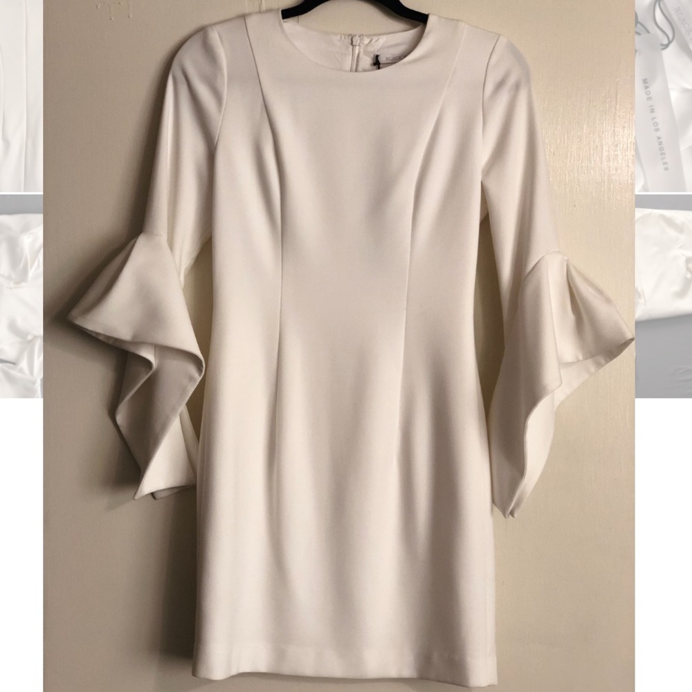 NWT White BLACK HALO Cocktail Dress